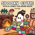 Spooky Cutie: Coloring Book for Adults and Kids (Cozy Spaces Coloring) cover image