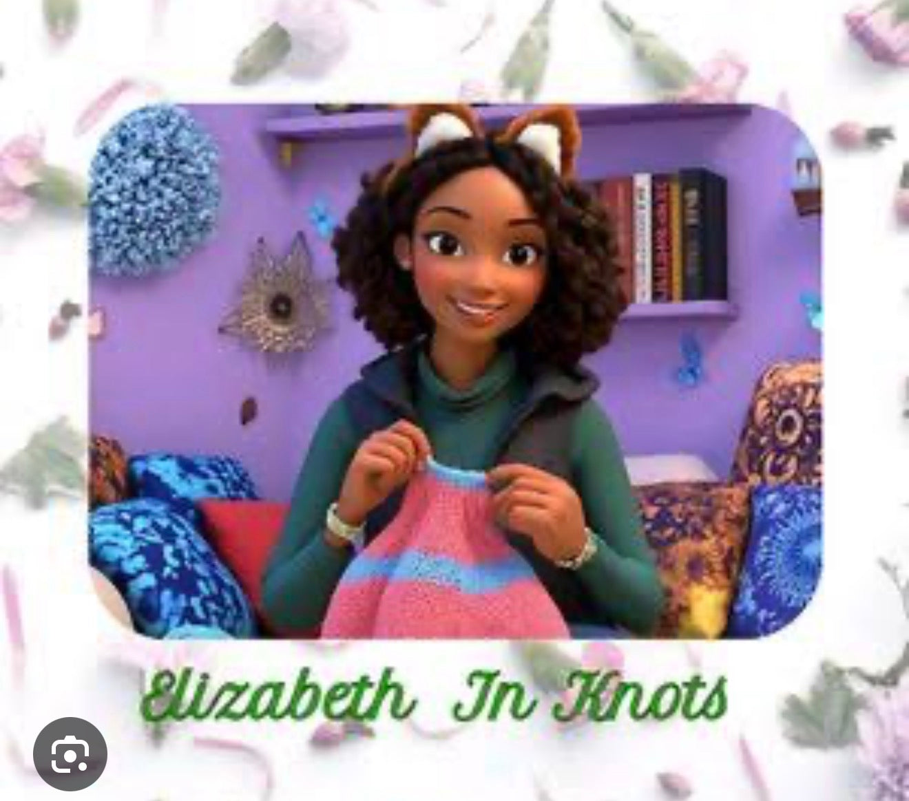 Readers Basket - Made by Elizabeth in Knots