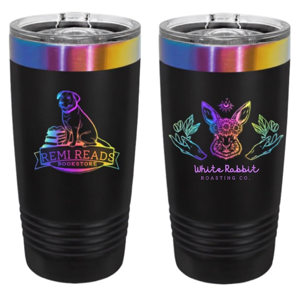 Remi Reads & White Rabbit Collaboration Tumbler