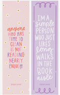 Long Walks in the book Aisle Bookmark