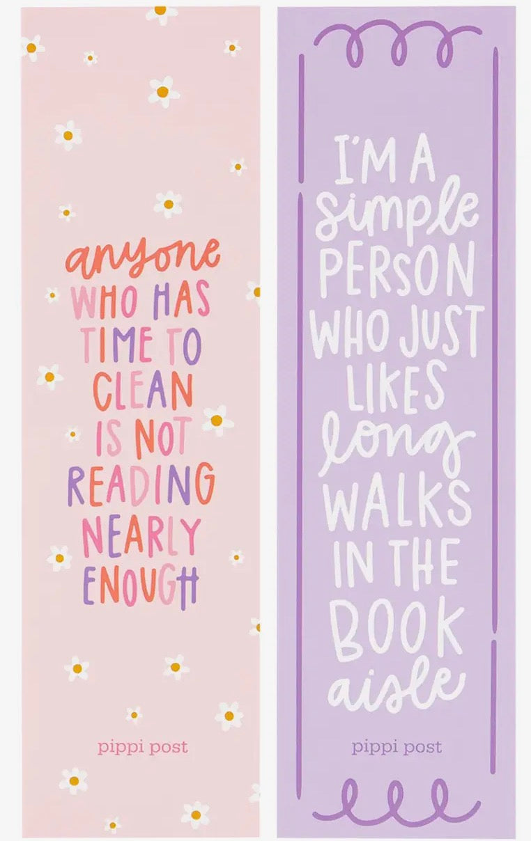 Long Walks in the book Aisle Bookmark