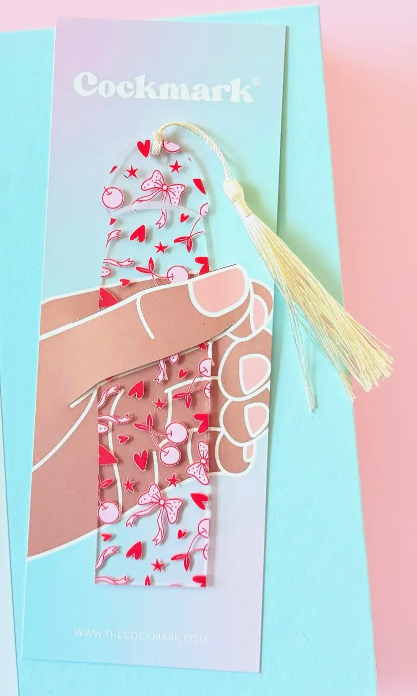 XOXO Cockmark Bookmark
