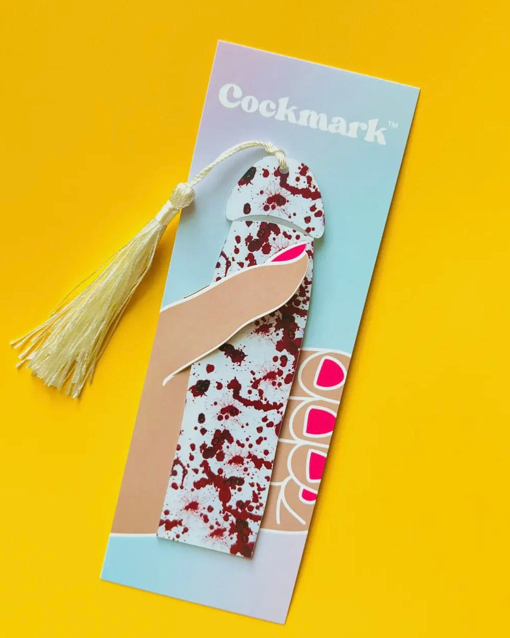 Bloody Cockmark Bookmark