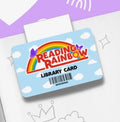 Reading Rainbow Library Card Magnetic Bookmark