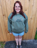 Embroidered Fall Just One More Chapter Crew