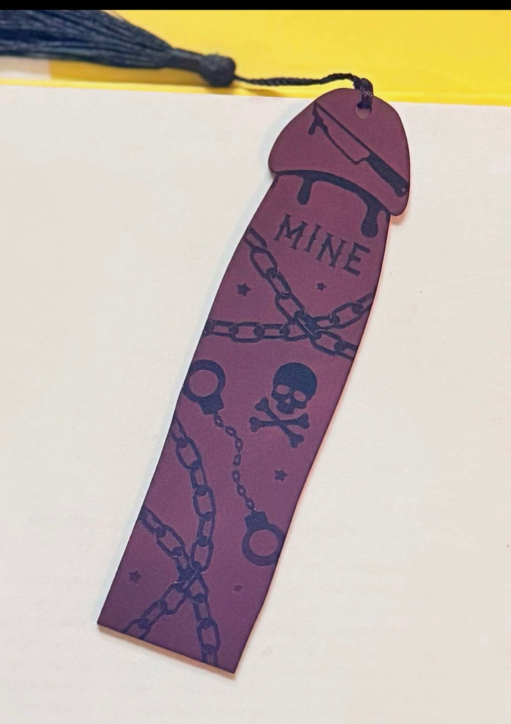Dark Romance Cockmark Bookmark