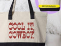 Cool It Cowboy Canvas Tote