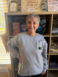 Embroidered “Binx” Crew
