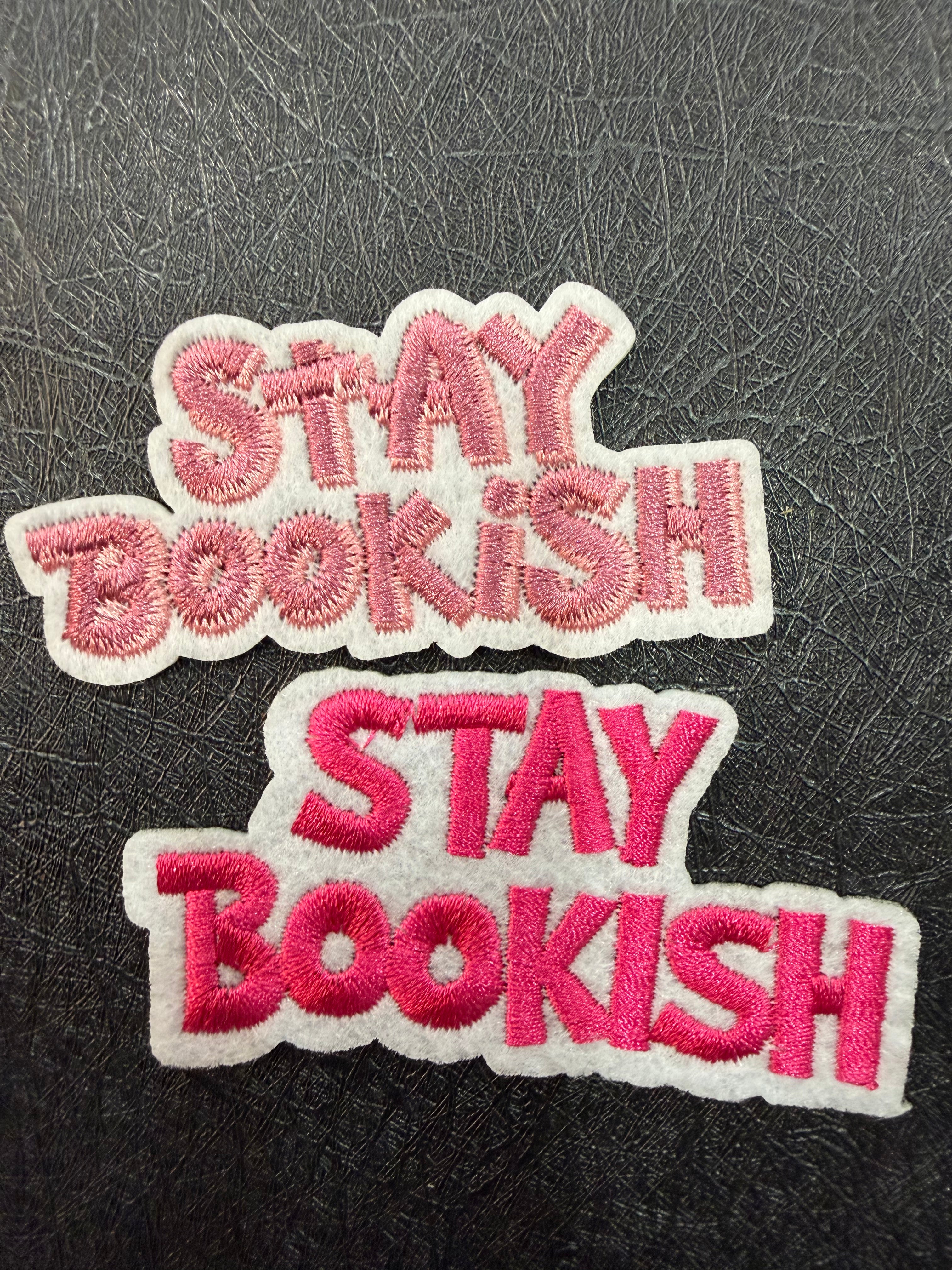 Stay Bookish (pink) Patch