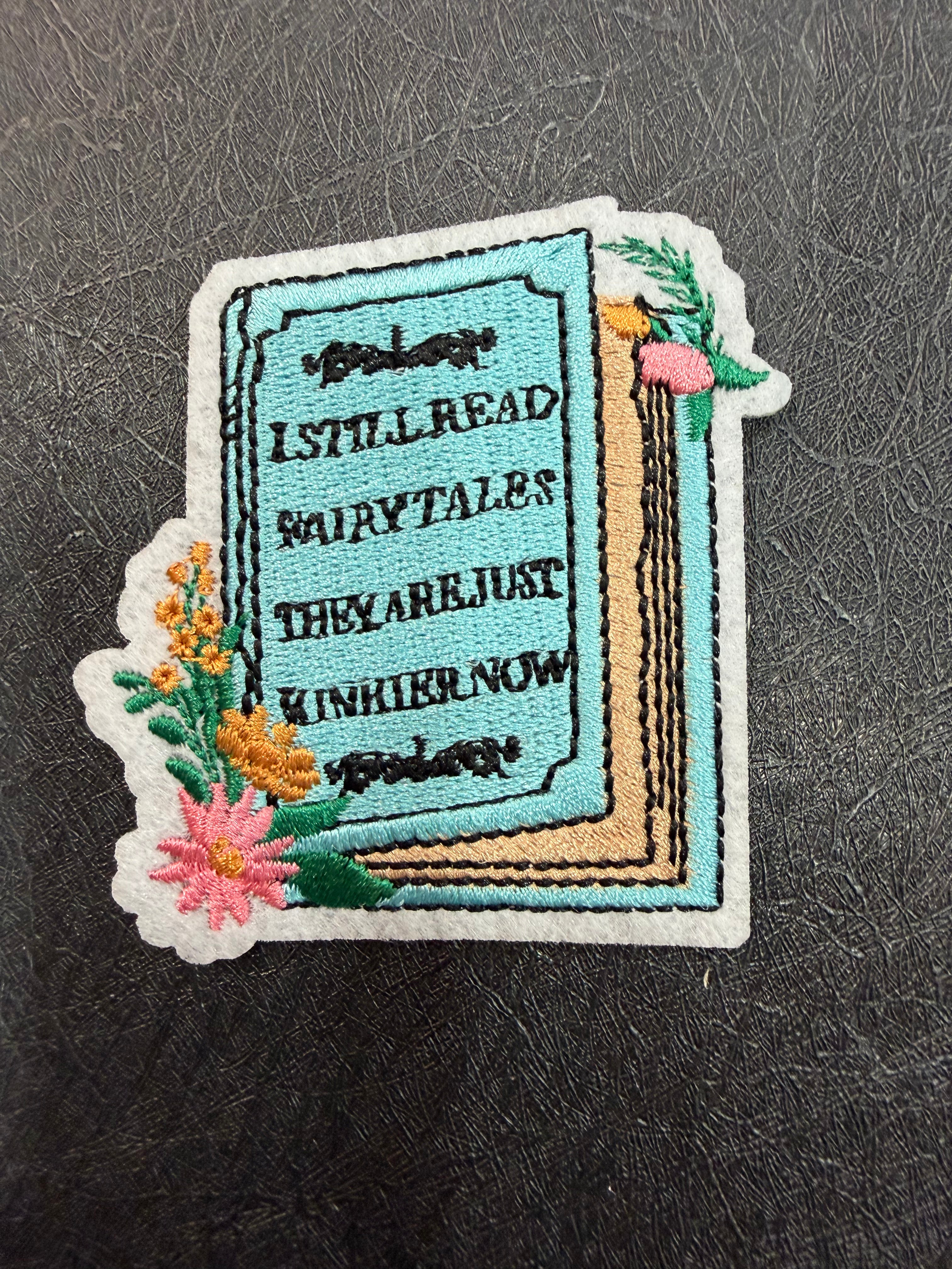 I'm still reading fairytales blue book patch