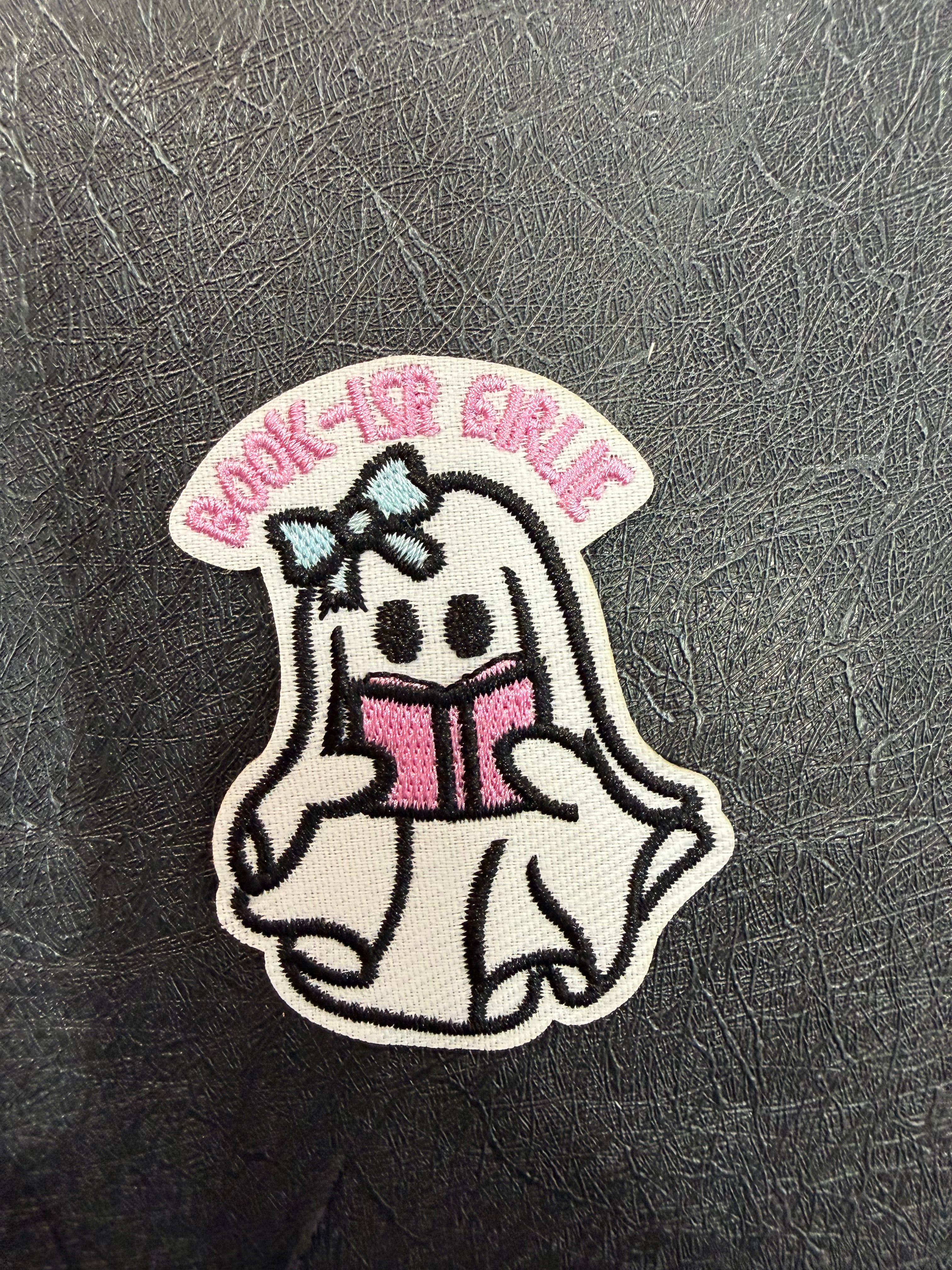 Ghost Bookish Girlie Patch