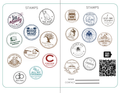 CNY Book Crawl Passport Printable (INSIDE FILE ONLY)