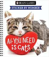 Brain Games - sticker by number - all you need is cats