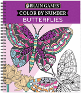 Brain Games - Color by number - Butterflies